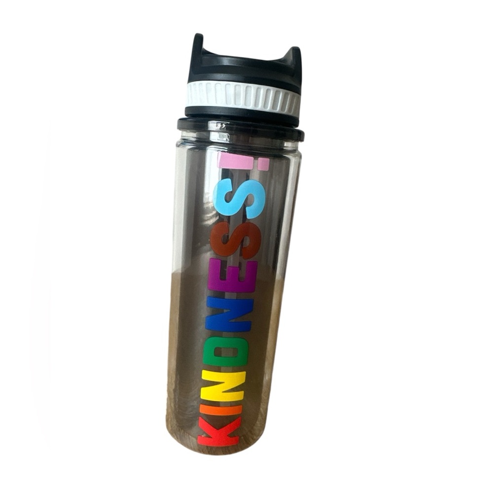 Colorful sweat proof Kindness Water Bottle